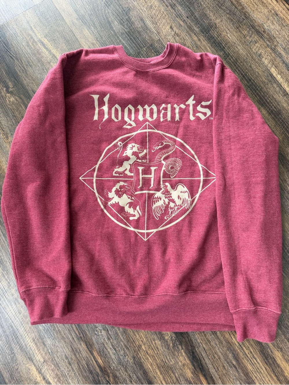 Hogwarts Women's Crewneck Sweatshirt - Burgundy